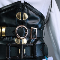 NEATMOA 絕區零 月城柳 Cosplay 服裝 對空六課 組織服 萬聖節 動漫展 拍攝 主題派對 男女通用款