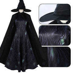 NEATMOA Wicked Adult Cosplay Costume Elegant Dress for Theater Performances Theme Parties and Conventions