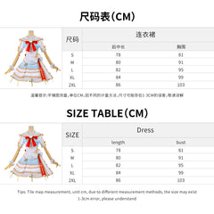NEATMOA Kurosawa Dia LoveLive Sunshine cosplay costume size chart view