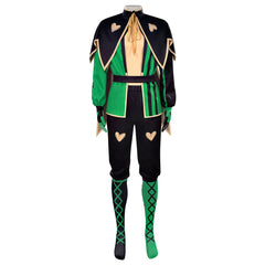 NEATMOA The Freak Circus Harlequin Cosplay Costume Full Set Outfit for Halloween Carnival and Roleplay
