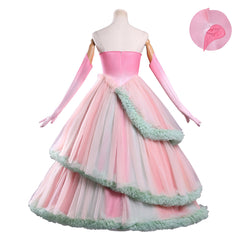 NEATMOA Glinda Cosplay Dress from The Witches 2 | Pink Full Costume with Accessories