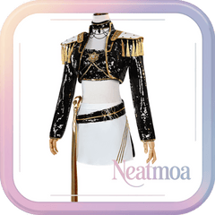 NEATMOA Mira Inspired Cosplay Costume from KPop Demon Hunters Korean Style Demon Hunter Uniform for Women Stage Performance Dance Show Theater Event