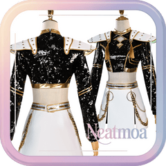 NEATMOA Zoey Inspired Cosplay Costume from KPop Demon Hunters Korean Style Demon Hunter Uniform for Women Stage Performance Dance Show Theater Event