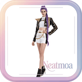 NEATMOA Rumi Inspired Cosplay Costume | Korean Style Demon Hunter Outfit for Women Stage, Dance & Theater Events