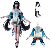 NEATMOA 原神 璃月 コスプレ 藍硯 豪華版 フルセット 衣装 学園祭 文化祭 撮影 ハロウィン パーティー コスチューム 男女兼用