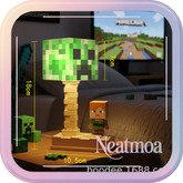 NEATMOA Minecraft TNT Night Light | Block LED Desk Lamp for Kids & Students | Gaming Atmosphere Bedside Lamp