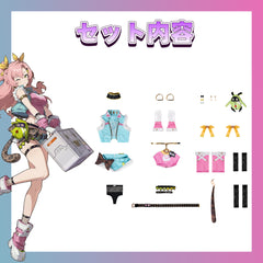 NEATMOA Zenless Zone Zero Nicole Demara コスプレ衣装 Cunning Hares Edition フルセット コンベンション、ハロウィン、コスプレイベント用