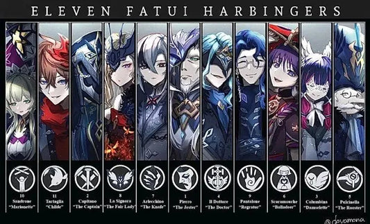 🔱 The Eleven Harbingers of the Fatui