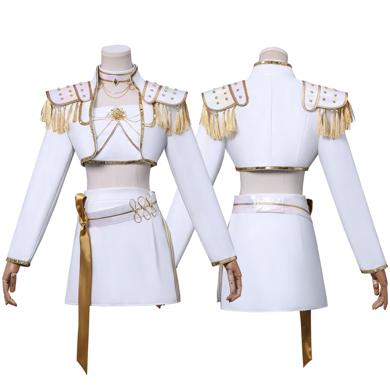 NEATMOA Mira Cosplay Costume Outfit Korean Style Demon Hunter Uniform for Women Halloween Comic Con Party