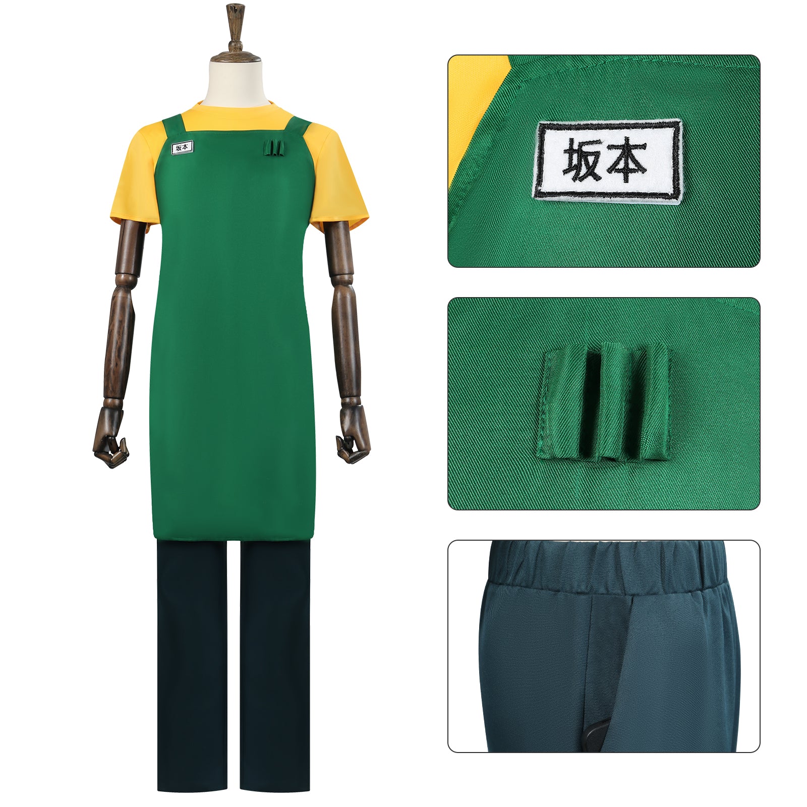 NEATMOA Taro Sakamoto Cosplay Costume from Sakamoto Days Handcrafted Replica Perfect for Conventions and Halloween