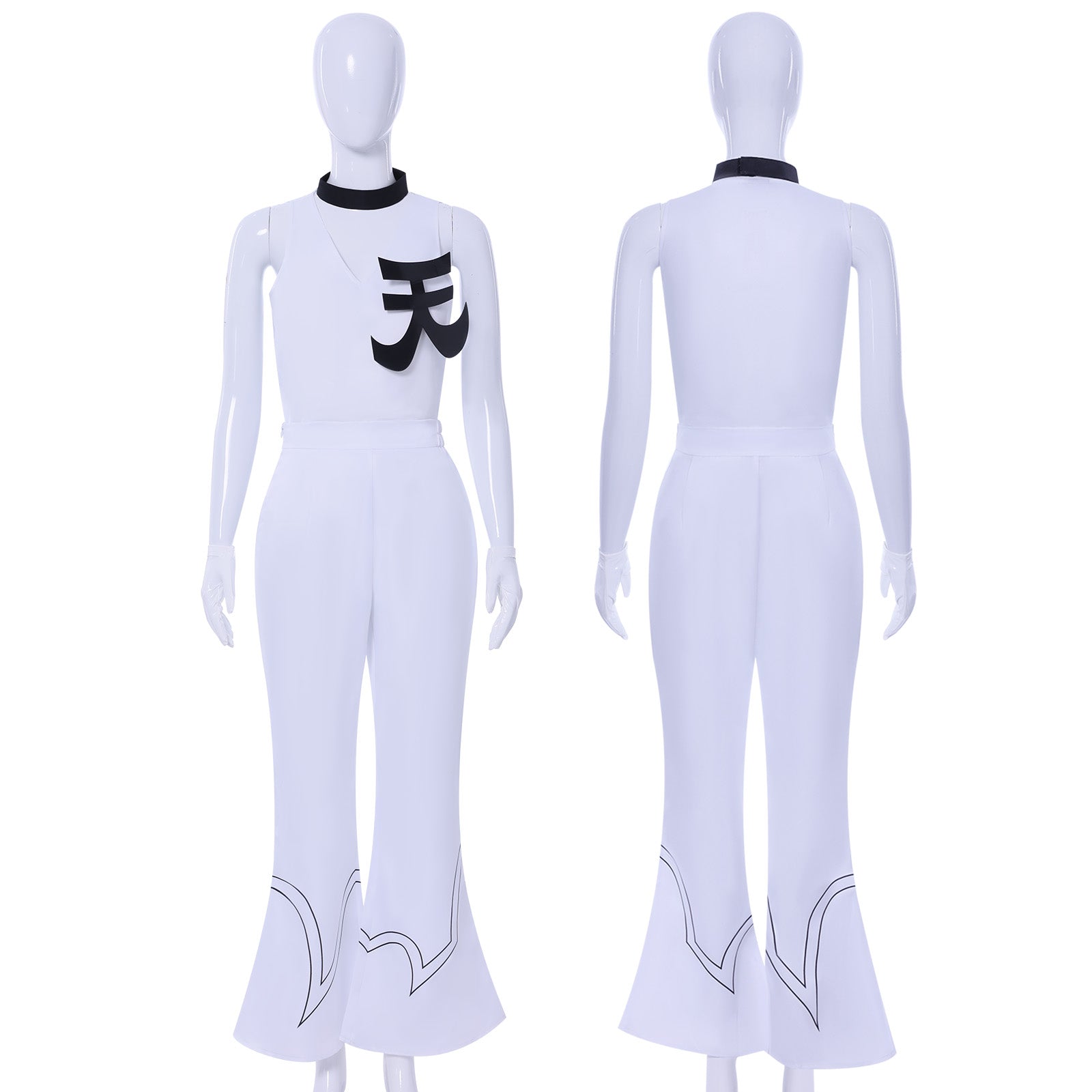 NEATMOA 新しいパンティ＆ストッキングwithガーターベルト ポリエステル コスプレ衣装 フルセット 天界天使 仮装 撮影 学園祭 ハロウィン イベント 男女兼用
