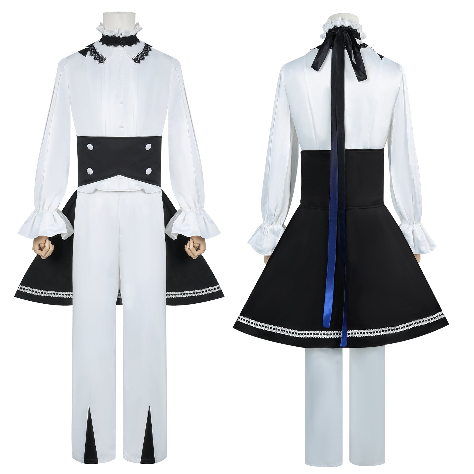 NEATMOA プロセカ KAITO コスプレ衣装 ウィッグ付き ステージ衣装 撮影会 ハロウィン 学園祭 イベント用 男性キャラ