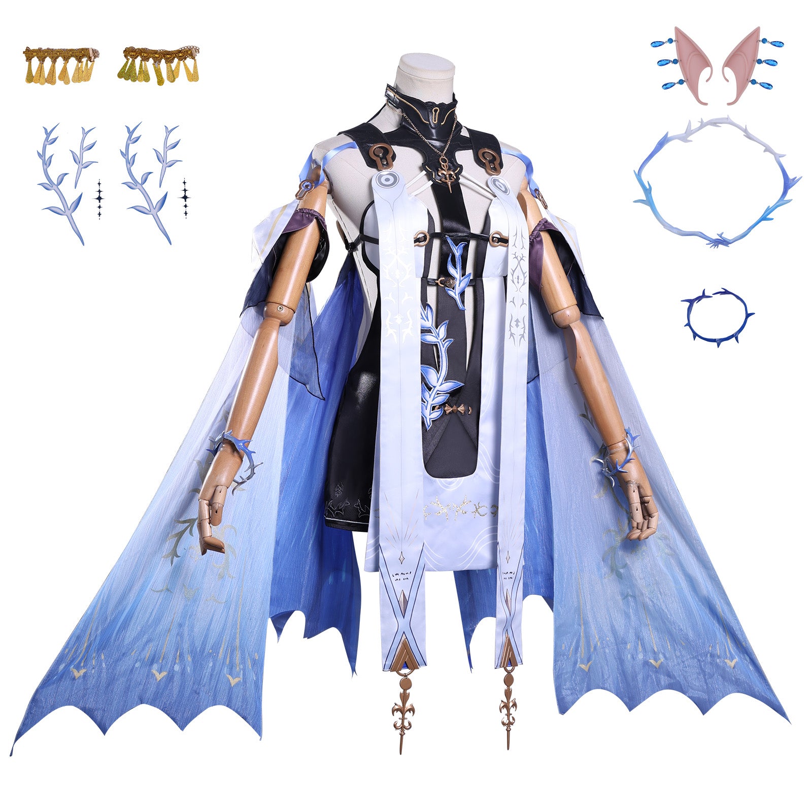 NEATMOA Cartethyia Cosplay Wuthering Waves Outfit for Role Playing Performance and Halloween Party Asian Size XS–XXL