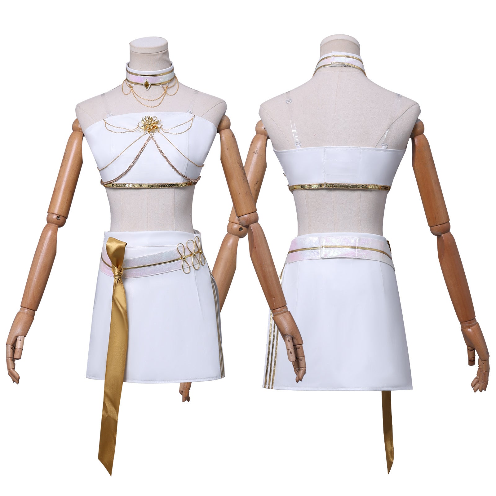 NEATMOA Mira Cosplay Costume Outfit Korean Style Demon Hunter Uniform for Women Halloween Comic Con Party