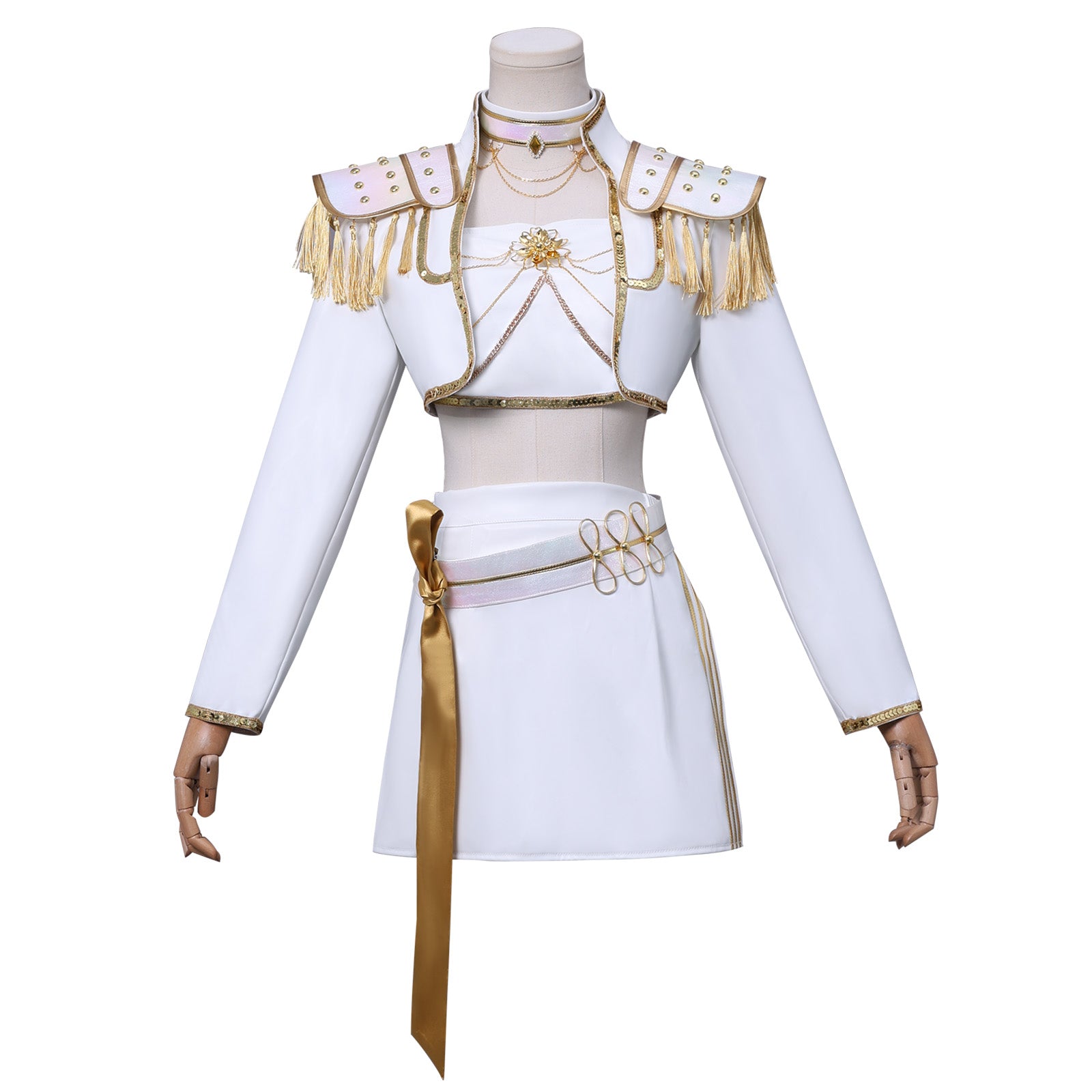 NEATMOA Mira Cosplay Costume Outfit Korean Style Demon Hunter Uniform for Women Halloween Comic Con Party
