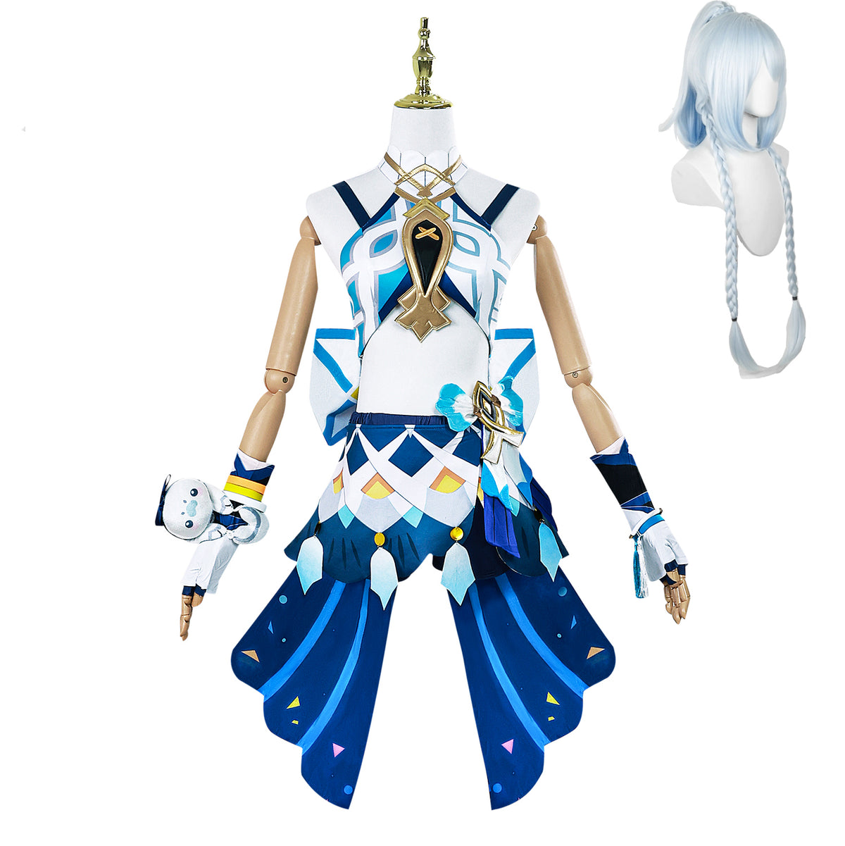 NEATMOA High Quality Natlan Cosplay Costume Mualani Handcrafted Replica Perfect for Conventions and Halloween