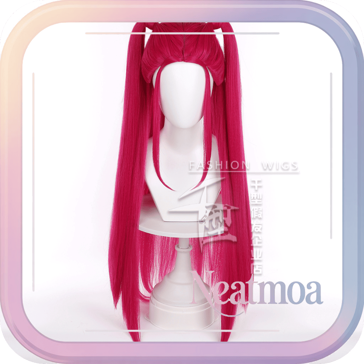 NEATMOA Mira K-pop Demon Hunter Cosplay Wig Heat-Resistant Synthetic Hair