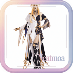 NEATMOA Naberius Cosplay Costume Genshin Impact Ruler of Life Full Outfit for Anime Fans Asian Size XS-XXL