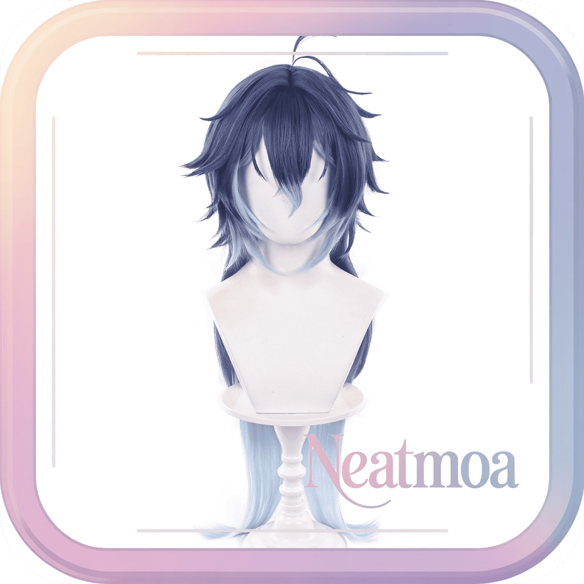 NEATMOA Kyryll Chudomirovich Flins Genshin Impact Cosplay Wig Heat-Resistant Synthetic Fiber