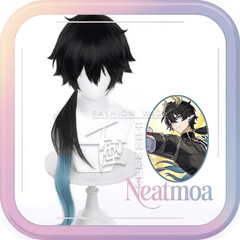 NEATMOA Dan Heng Perman Sor Terrae Honkai Star Rail Cosplay Wig Heat-Resistant Synthetic Fiber