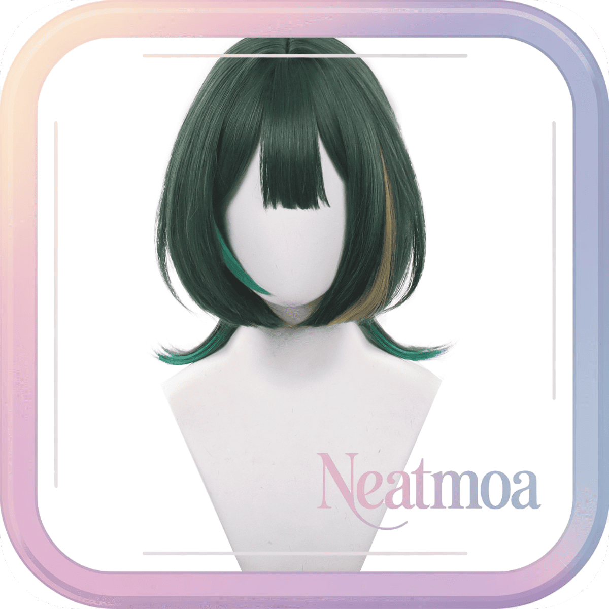 NEATMOA Nefer Genshin Impact Cosplay Wig Natural Style Heat-Resistant Fiber