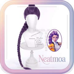 NEATMOA Rumi K-pop Demon Hunter Cosplay Wig Heat-Resistant Synthetic Hair