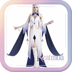 NEATMOA Istaroth Cosplay Costume Genshin Impact Ruler of Time Full Outfit for Anime Fans Asian Size XS-XXL
