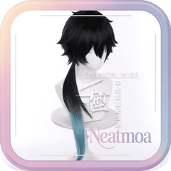 NEATMOA Dan Heng Perman Sor Terrae Honkai Star Rail Cosplay Wig Heat-Resistant Synthetic Fiber