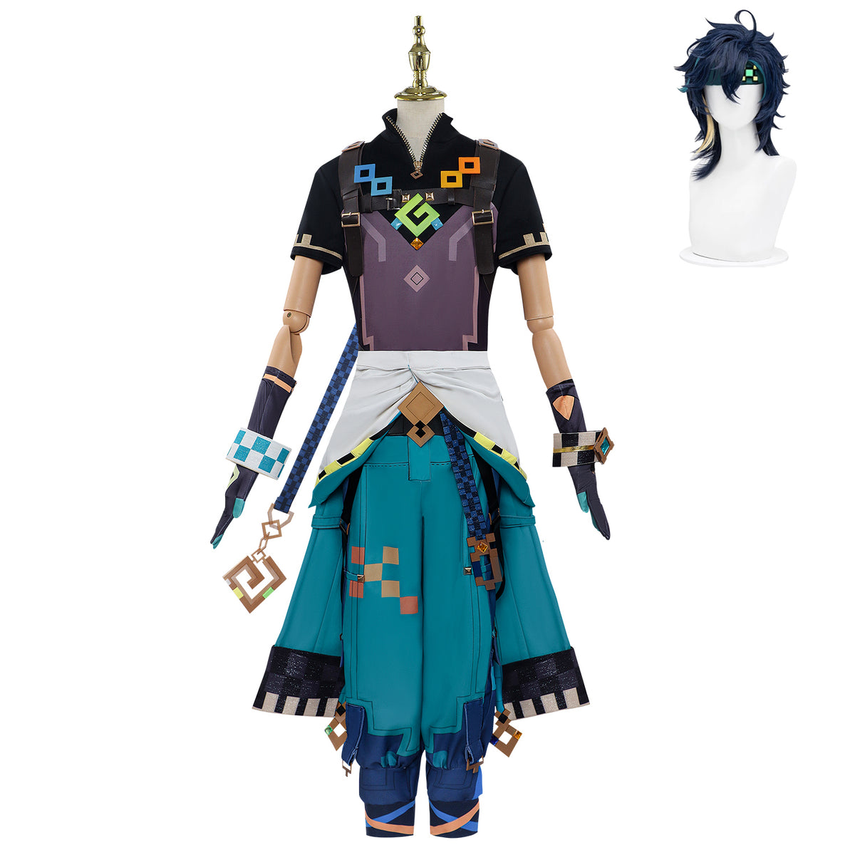 NEATMOA High Quality Natlan Cosplay Costume Kachina Handcrafted Replica Perfect for Conventions and Halloween