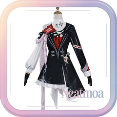 NEATMOA Evernight Cosplay Costume – Honkai Star Rail Dress for Halloween & Stage Events (Asian Sizes)