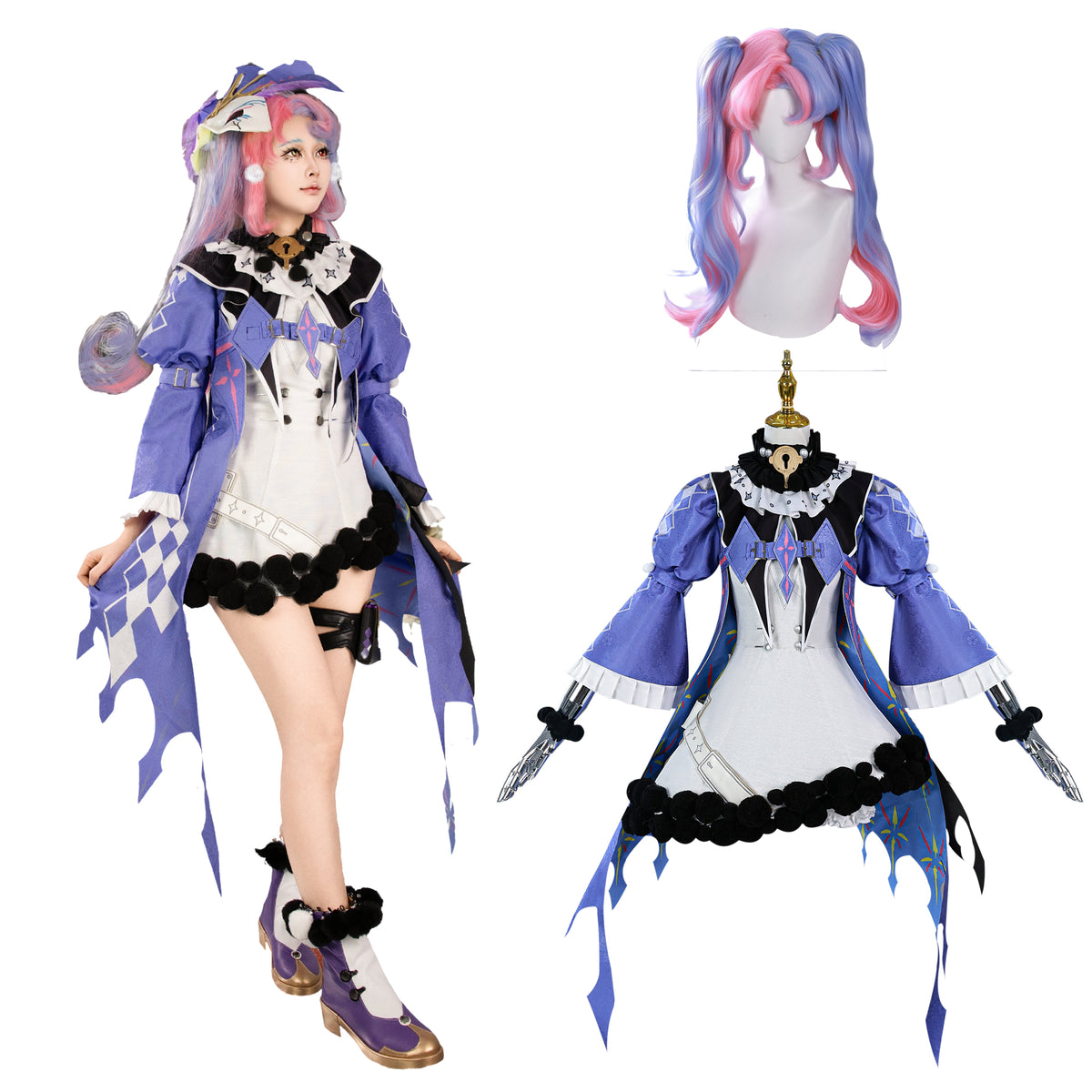 NEATMOA 鳴潮 洛可可 Cosplay服裝 全套造型 手工製作 適用萬聖節 攝影展 學園祭 動漫展