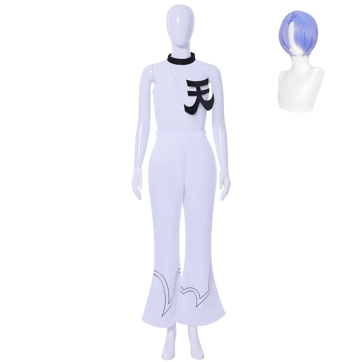 NEATMOA 新しいパンティ＆ストッキングwithガーターベルト ポリエステル コスプレ衣装 フルセット 天界天使 仮装 撮影 学園祭 ハロウィン イベント 男女兼用