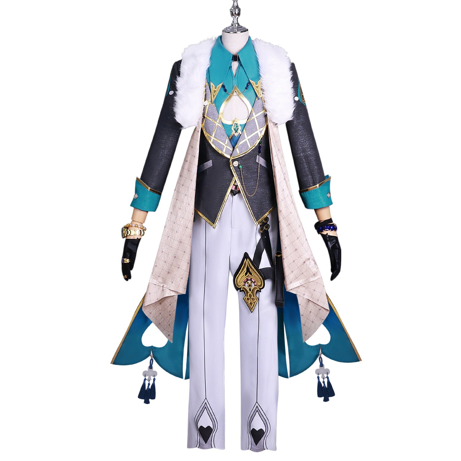 NEATMOA High Quality Honkai Star Rail Cosplay Costume Aventurine Handcrafted Replica Perfect for Conventions and Halloween