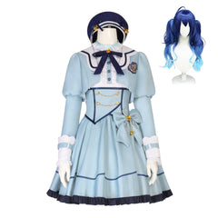 NEATMOA 天宮こころ コスプレ ワンピース＆帽子セット VTuber風 仮装 衣装 学園祭 ハロウィン イベント撮影用