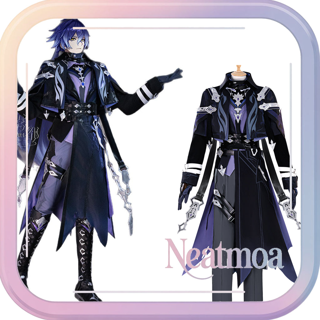 NEATMOA Flins Cosplay Costume Front View Full Outfit for Anime Fans
