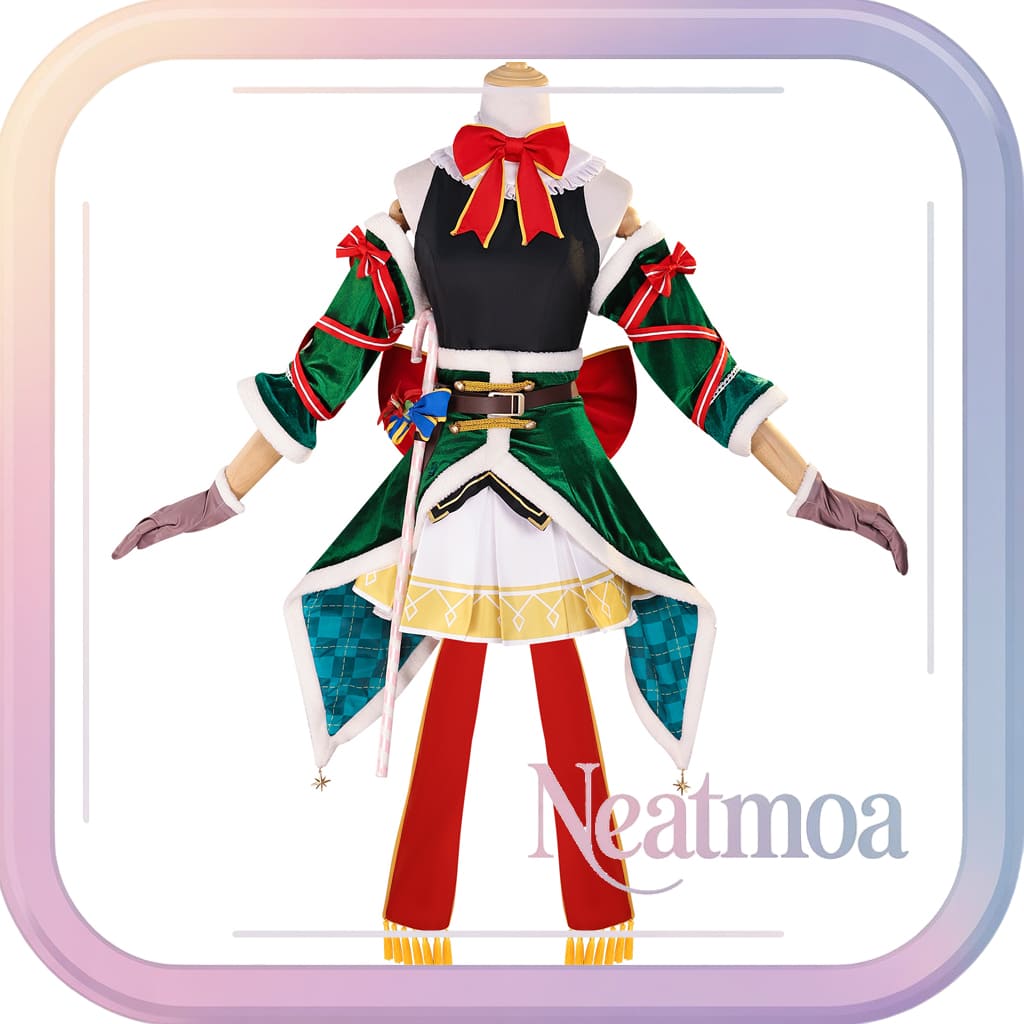 NEATMOA Ram & Rem Christmas Cosplay Costume 2025 | Anime Holiday Outfit Full Set