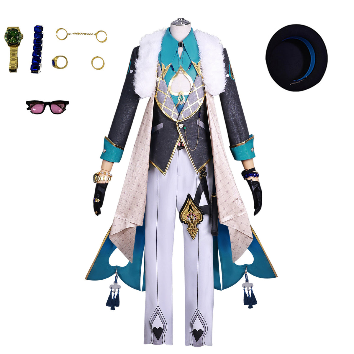 ✨ NEATMOA ✨ High-Quality Honkai: Star Rail Cosplay Costume - Stunning Aventurine Replica | Exclusive Handcrafted Design | Fulfill Your Fantasy