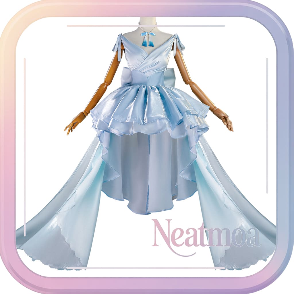 NEATMOA Rem Wedding Dress Cosplay Costume Inspired by Re Zero Starting Life in Another World