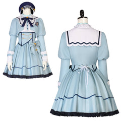 NEATMOA 天宮こころ コスプレ ワンピース＆帽子セット VTuber風 仮装 衣装 学園祭 ハロウィン イベント撮影用
