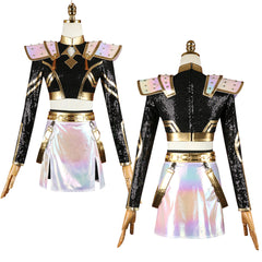 NEATMOA Zoey Inspired Cosplay Costume from KPop Demon Hunters Korean Style Demon Hunter Uniform for Women Stage Performance Dance Show Theater Event