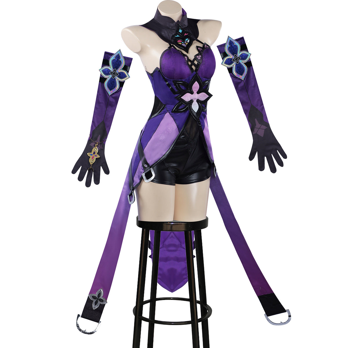 NEATMOA Black Swan Cosplay Costume Honkai Star Rail Full Set Handcrafted Outfit for Adults and Teens