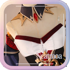 Sandrone cosplay costume Genshin Impact fabric detail close up NEATMOA