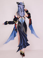 NEATMOA Genshin Impact Shenhe Lantern Rite Cosplay Costume Full Set for Festivals, Conventions, and Cosplay Events