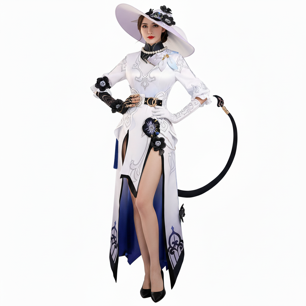 NEATMOA Constance The Dahlia Cosplay Costume – Honkai Star Rail Asian Sizes Full Set