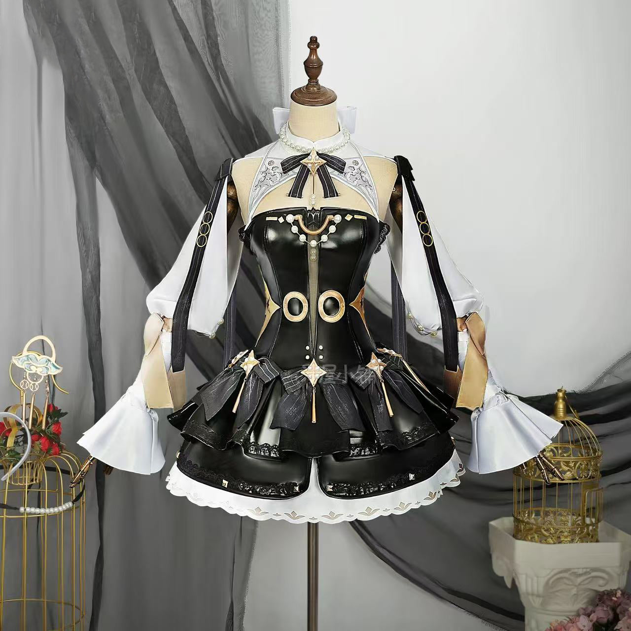 NEATMOA 絕區零 角色耀嘉音·水晶燈下 Cosplay 服裝 - 適合萬聖節、拍照、學校節日慶典