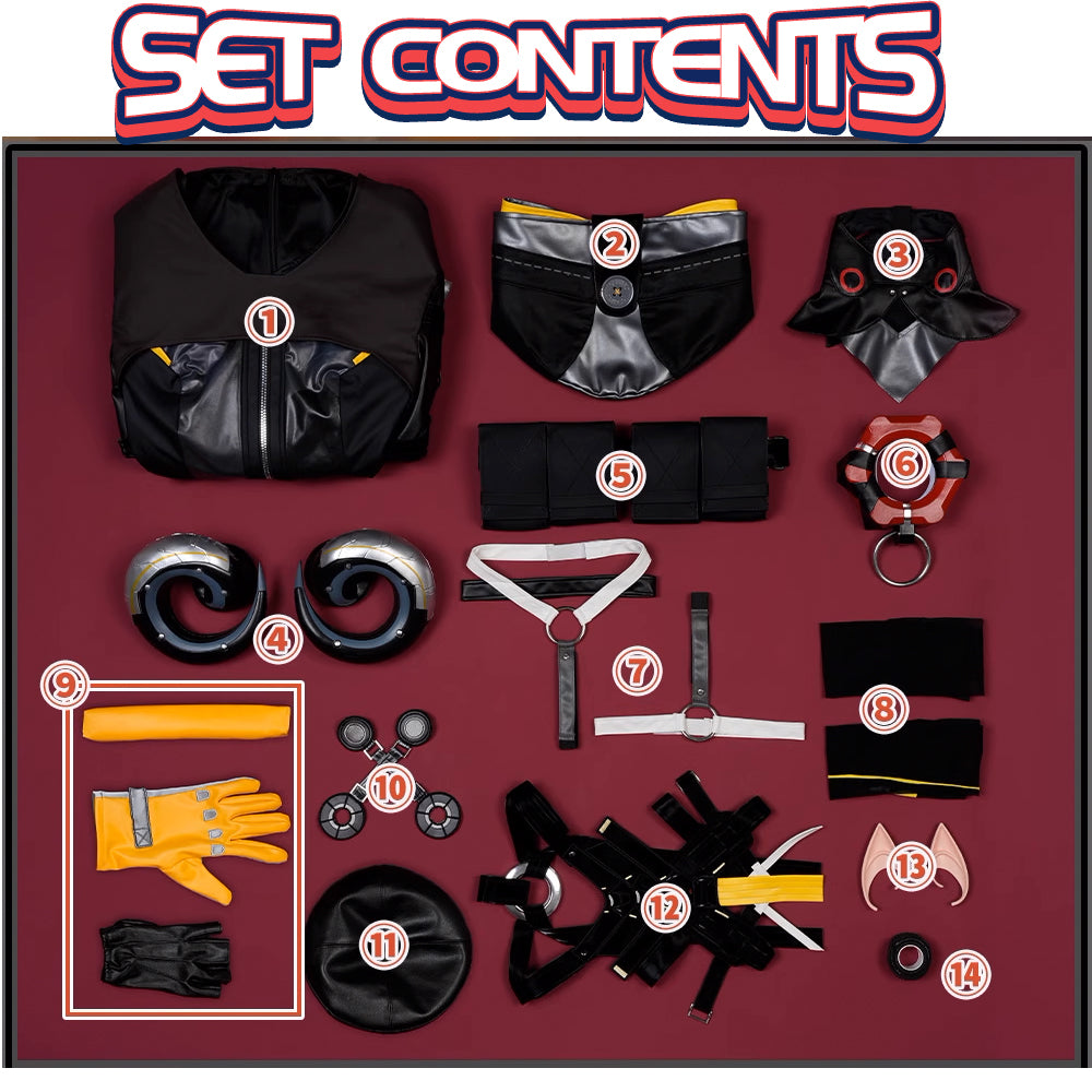 NEATMOA Orphie Magnusson Magus Cosplay Costume Anime Outfit for Halloween Party Photo Shoot Asian Size S–XXL
