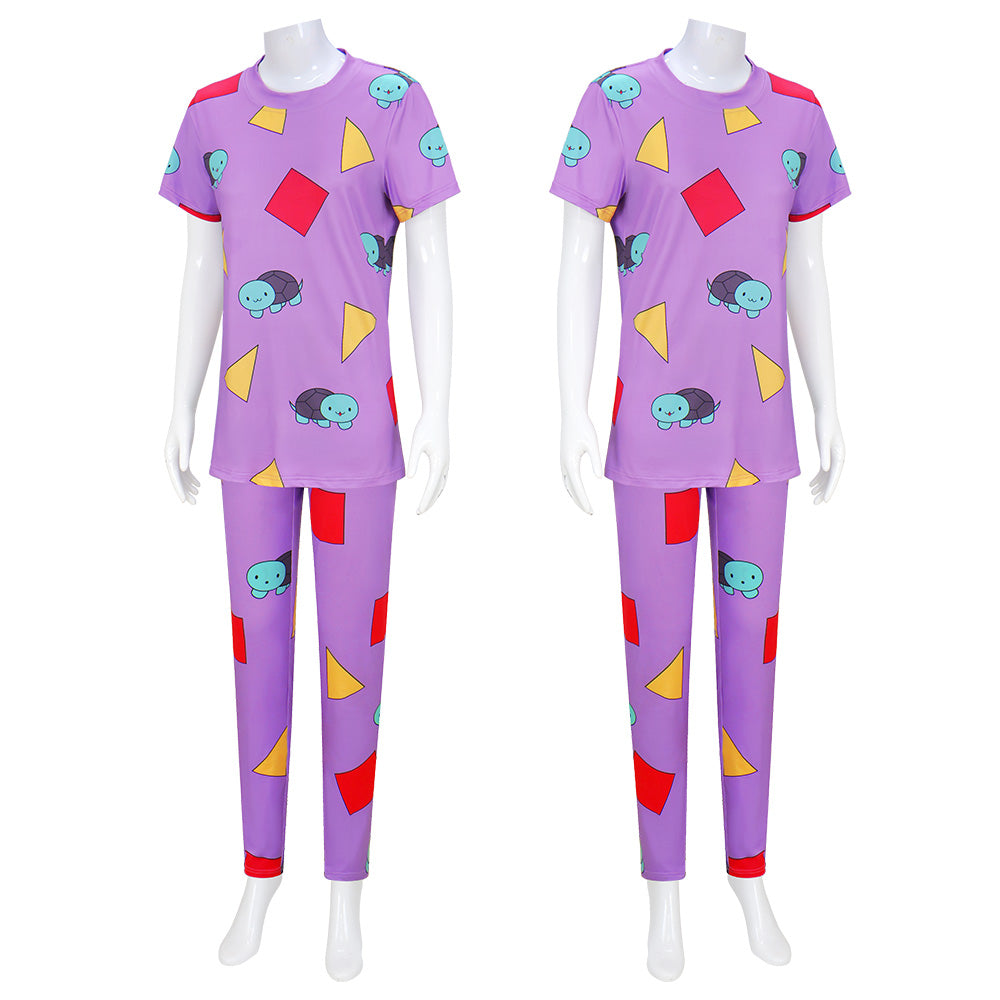 NEATMOA Zoey Inspired Cosplay Pajamas Korean Style Demon Hunter Sleepwear for Women Halloween Party
