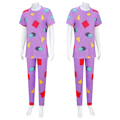 NEATMOA Zoey Inspired Cosplay Pajamas Korean Style Demon Hunter Sleepwear for Women Halloween Party
