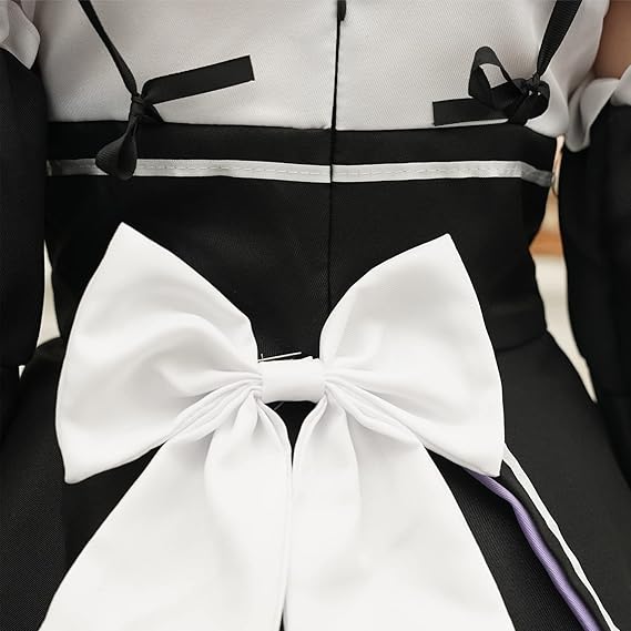 NEATMOA Re：ゼロから始める異世界生活 ラム メイド服 ウィッグ付き コスプレ衣装  豪華 ウィッグセット 学園祭 文化祭 漫遊展に最適