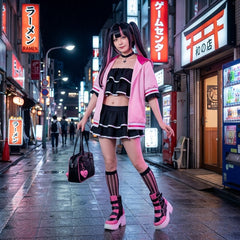 NEATMOA Cosmic Princess Kaguya Komazawa Noi Swimsuit Cosplay Costume – Asian Size for Photoshoot & Cosplay